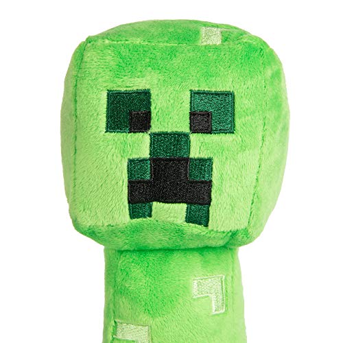 JINX Minecraft Happy Explorer Creeper Plush Stuffed Toy, Green, 7" Tall