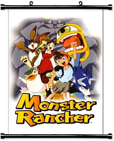 Amazon モンスターファームアニメファブリック壁スクロールポスター 16 X 24 インチ A Mon 4 アートフレーム ポスター オンライン通販