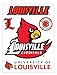 me & my BIG ideas laptopSTICKS Removable Laptop Stickers, Louisville Cardinals