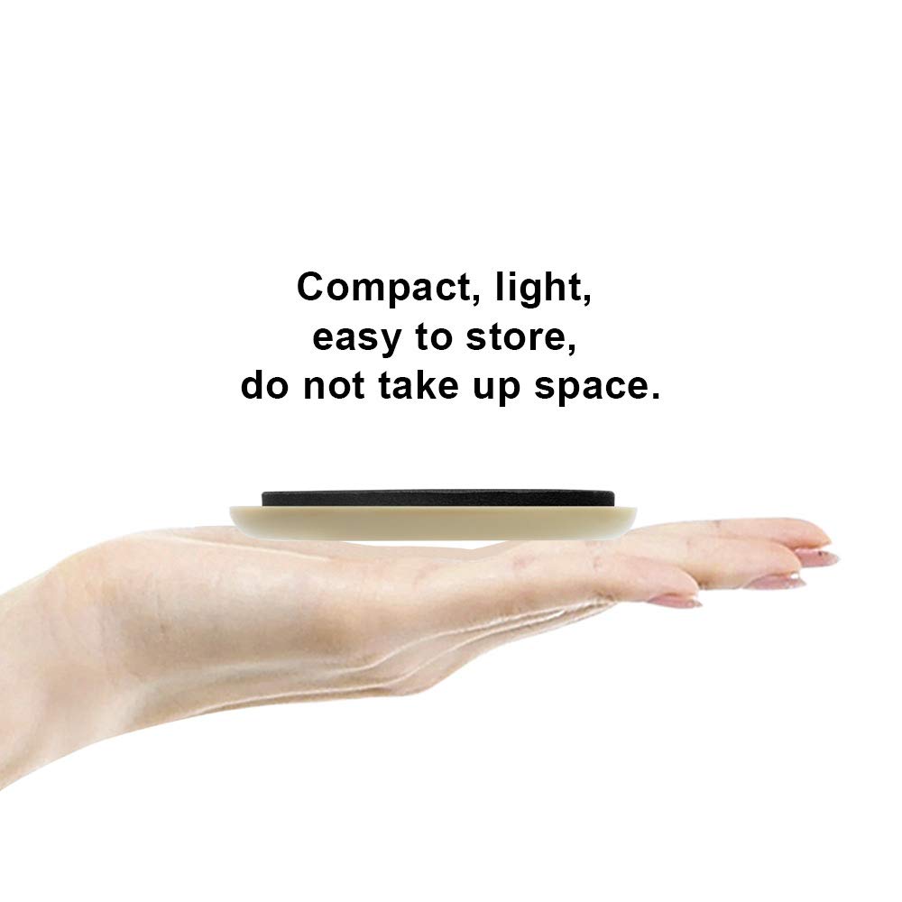 16 PACK Moving Furniture Sliders - Carpet Sliders Pads, Reusable Heavy Furniture Movers Sliders, Furniture Flooring Coaster, Round Carpet Furniture Mover for Carpeted Surfaces, Reusable Pads for Moving Heavy Furniture 3-1/2\