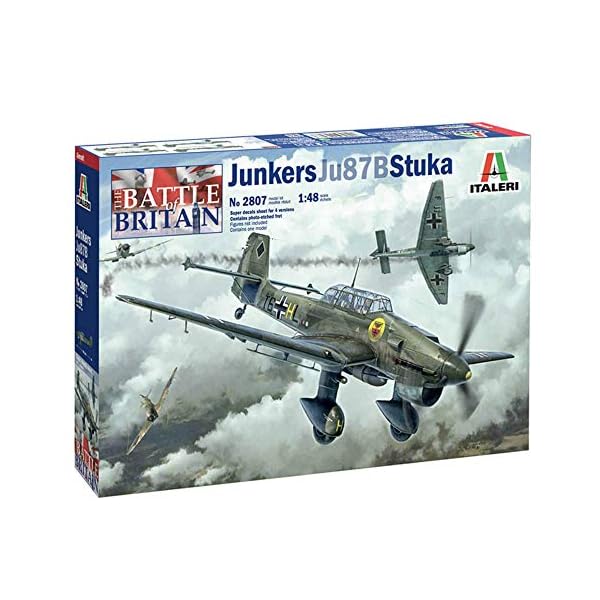 Italeri 2807S 1:48 Junkers JU-87B Stuka Bat.o.Brit, Modellbau, Bausatz, Standmodellbau, Basteln, Hobby, Kleben… – Bild 3