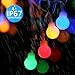 Colored Led Globe String Lights - 100 Mini LED Christmas Lights 8 Modes Remote Control Waterproof Plug in For Indoor Outdoor Home Garden Patio Party Holiday Decoration (44Ft )