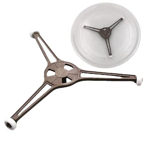 1-Pack Microwave Oven Flat Turntable Ring Roller Glass Plate Tray