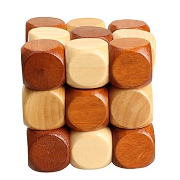 VIPECO Durable Dragon Tail Style Rubber Wood Adult Children Intelligence Puzzle Lock Toy Material:Rubber woodPackage Included: