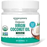 Amazon Grocery, Organic Virgin Coconut Oil, 15 Fl Oz