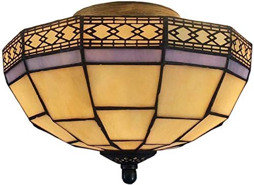 Round Vintage Ceiling Light Led Ceiling Lamp E27 Retro Flush