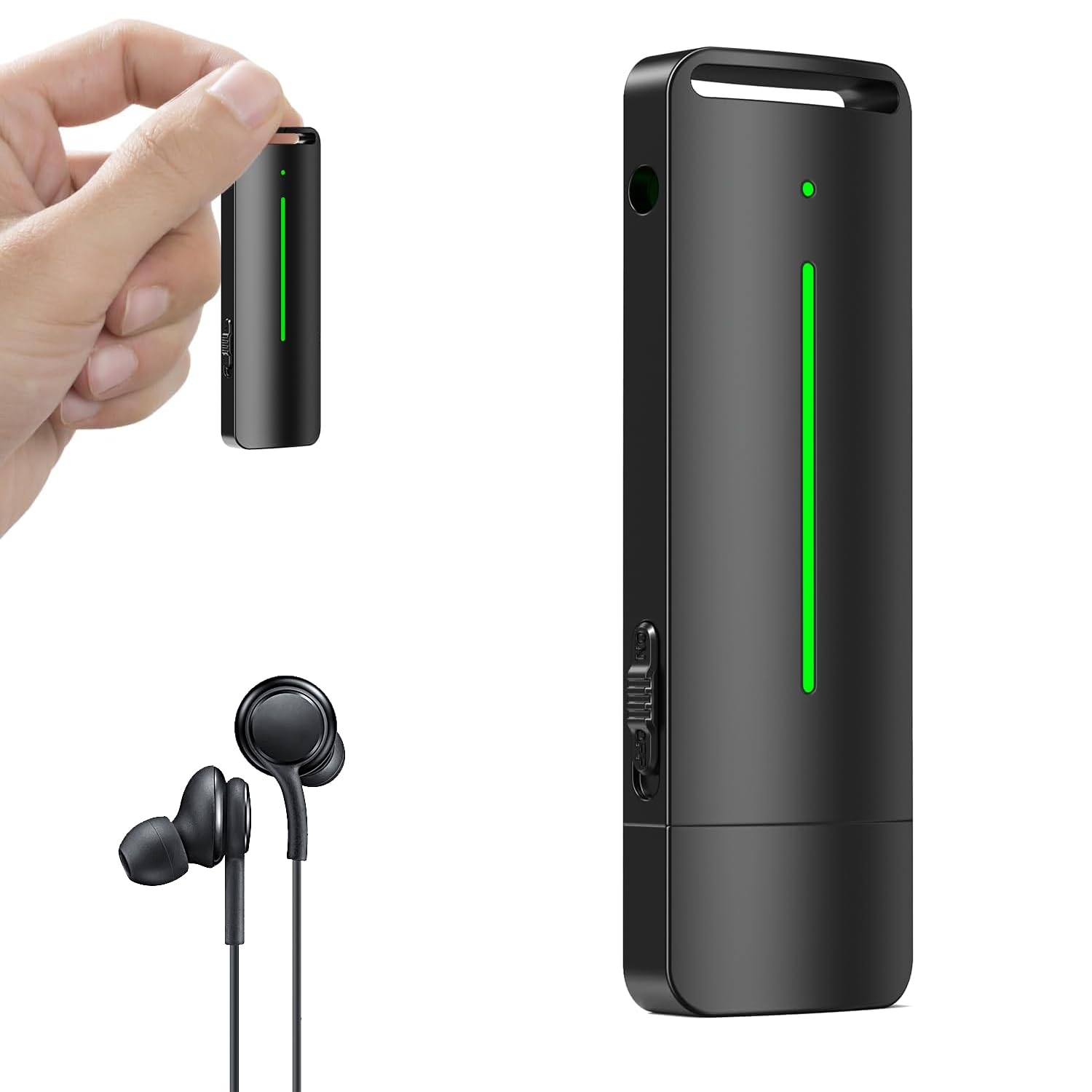 Photo 1 of Voice Memo Device, USB Digital Audio Note Taker with Playback, One-Click Operation, 25-Day Standby, WAV HD Sound, Portable for Meetings, Lectures, Interviews