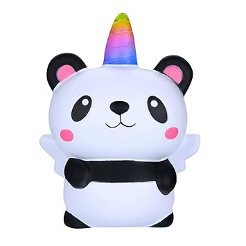 Amazon Com Squishies Kawaii Cartoon Panda Angel Slow Rising Cream Scented Stress Relief Squeeze Toys Gifts As Show Baby,Hand Drawn Border Clipart Frame Transparent Background