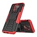 Galaxy J8 2018 Case Armor DWaybox Hybrid Rugged Heavy Duty Hard Back Cover Case with Kickstand for Samsung Galaxy J8 2018 6.0 Inch (Red)