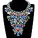 Holylove 3 Colors Women Fashion Statement Necklace Large Costume Jewelry for Night out 1 PC with Gift Box
