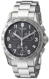 Victorinox Swiss Army Men's 241405 Chrono Classic PVD Coated Grey Dial Watch