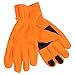 Men's Blaze Orange Micro-Fleece Gloves
