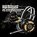 ALWUP Stereo Gaming Headset for PS4, Xbox One Headset, Lightweight Noise Cancelling Over Ear PC Gaming Headphones with Anti-Noise Mic, 50mm Drivers, Surround Sound, Soft Memory Earmuffsthumb 2
