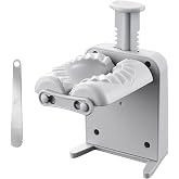 Dumpling Maker Machine Dumpling Maker Ravioli Cutters Ravioli Mould Automatic Dumpling Maker Press with Spoon, Easy to Operate Homemade Fast Empanada Maker Press Mold for Kitchen Pastry Making