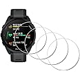 iDaPro [4Pcs Screen Protector for Garmin Forerunner 165 / Forerunner 165 Music,Tempered Glass,9H Hardness,Anti-Scratch,Anti-Bubble,Easy Installation