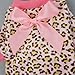 Fitwarm Leopard Dog Pajamas, Fleece Dog Clothes for Small Dogs Girl with Legs, Pet Onesie, Cat Outfit, Pink, XS