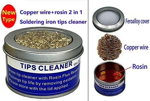 LOCKE New Rosin +Wire-type soldering iron tip cleaner