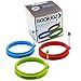 Saakiaz (6 Piece Set) Home Kitchen Silicone Egg Ring – Nonstick Ring Mold for Healthy Breakfast – Create Perfect Pancakes, Omelets and Eggs Benedict – FDA Approved, BPA Free – 3 Fun Colors