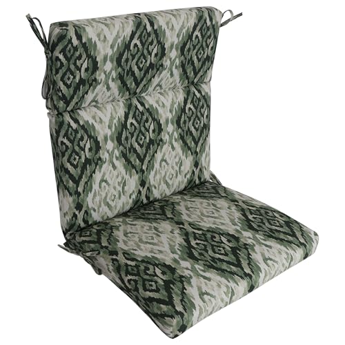 Blazing Needles Multi-Section Outdoor Chair Cushion, 18" x 38", Lakat Mineral,…