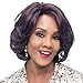 Vivica A. Fox GARDEN New Futura Fiber, Natural Baby Hair Lace Front Wig in Color 1B