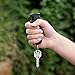 SABRE RED Flip Top Pepper Gel Spray Keychain – Maximum Strength OC Spray, Durable Hard Case, Easier to Use, Finger Grip for Accurate Aim, 12-Foot (4M) Range, 25 Bursts (5x Other Brands) – Gel is Safer