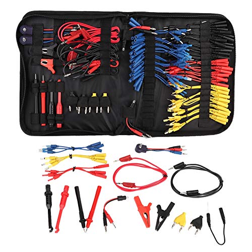 72Pcs Diagnose Cables Wiring Accessories Kit Multi-function Automotive Circuit Test Leads Kit With Carrying Bag