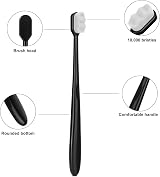 WLLHYF Micro Nano Toothbrush 2 PCS Soft Bristles for Sensitive Teeth view 5