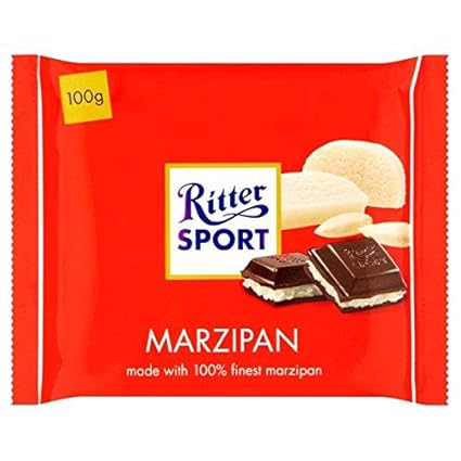 Ritter Sport Marzipan Zartbitterschokolade 100 G Packung Mit 2 Amazon De Lebensmittel Getranke