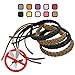 Kinven Original Mosquito Insect Repellent Bracelet Waterproof Natural DEET FREE Insect Repellent Bands, Anti Mosquito Protection Outdoor & Indoor, Adults & Kids, 4 bracelets, in Brown/Black