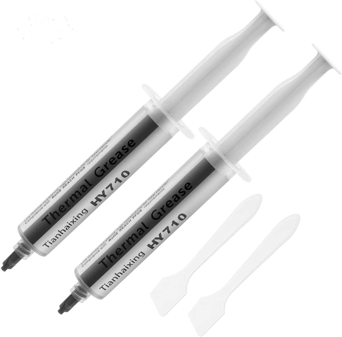 Tianhaixing Thermal Grease (40 grams) HY710> 3.17 W/m.k, Excellent Thermal Compound Paste with Carbon Based High Conductivity, Heatsink Paste for all CPU Coolers/Printers/Heatsink/Other Devices