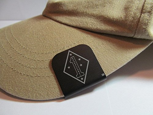 1st Marine Division Patch Laser Etched Hat Clip Black