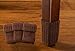 The Original Furniture Sock. Medium/Brown-NancyProtectz Patented with Grips/Furniture Chair Leg Hardwood Floor Protectors.