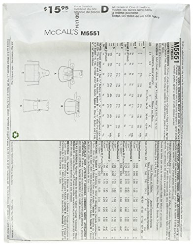 2 McCalls+Patterns+M5551OSZ+Misses+Childrens