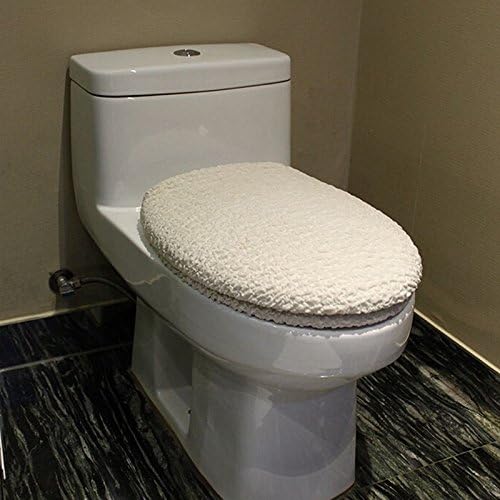 Hot Closestool Cover Bathroom Toilet Seat / Toilet Lid Cover Set Comfy Washable Main Color:Beige