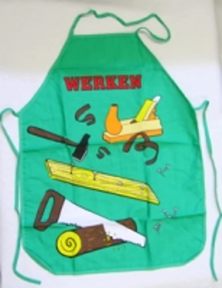 Papierprodukte Uhlig 826 Work Apron Assorted Colours Painting Apron Craft Apron Blue/Red/Green/Orange