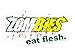 Zombies eat Flesh(Bumper Sticker)