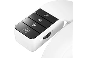 SAMSICHI Bidet Attachment for Toilet, Retractable Self Cleaning Cold Water Bidets for Existing Toilets, Bidet Toilet Seat Attachment with Pressure Controls, Bidet Attachment for Frontal & Rear Wash