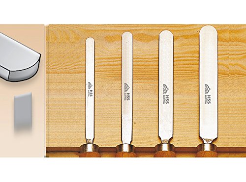 Stubai 592235 HSS Scraper Round Without Handle, Silver, 35 mm