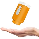 Portable Vacuum Storage Bag Pump, Travel Cordless Electric Rechargeable Compression Vacuum Pump for Various Vacuum Seal Bags, 3X Quick Deflator, 6.0 kPa & 600 L/min Pump for Clothes, Blanket, Luggage