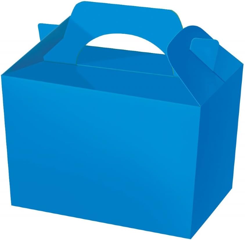 Lotus 50-Pack Kids’ Party Favor Boxes - Stylish Blue Treat Containers for Birthdays Halloween & Fun Celebrations