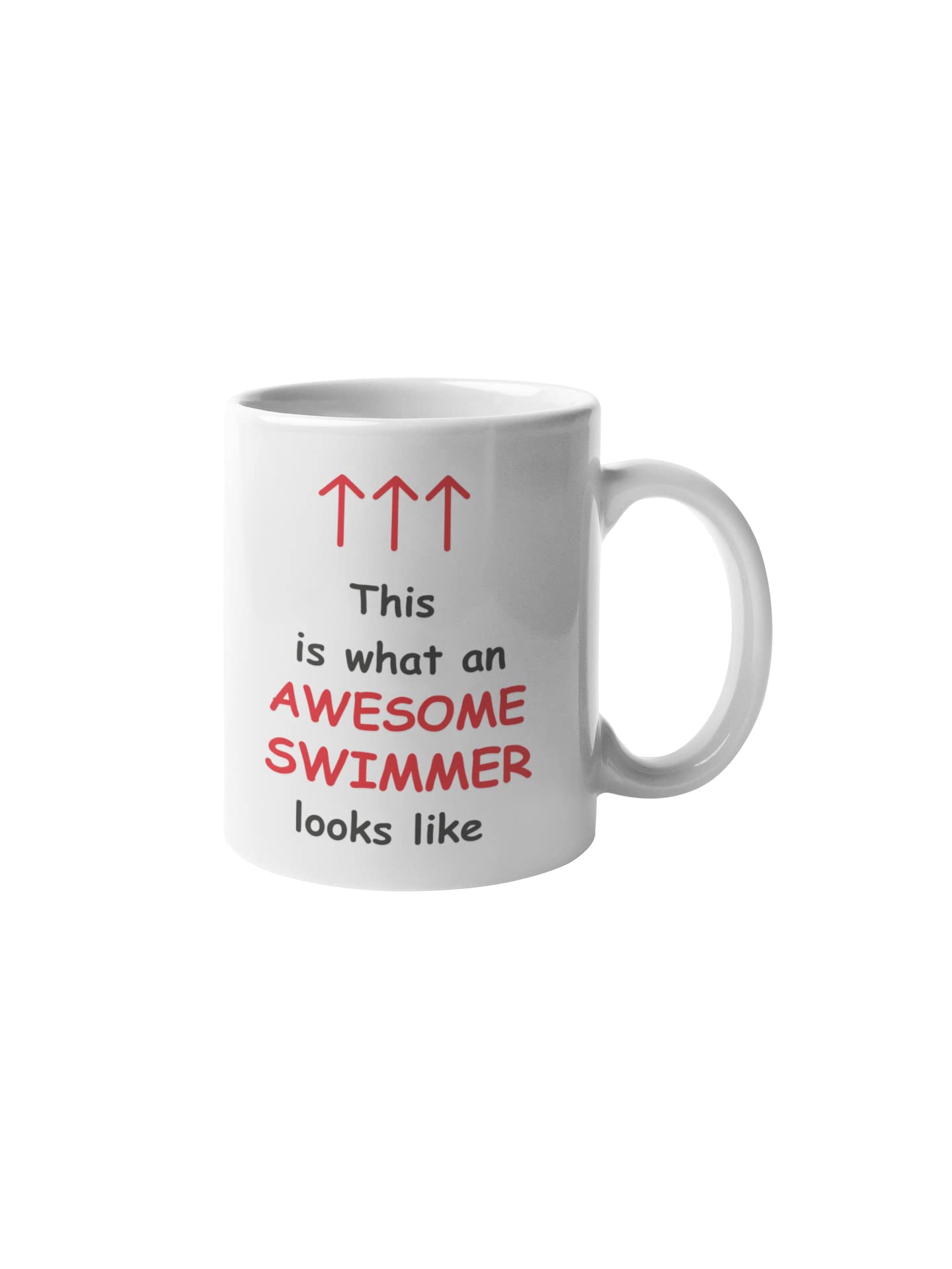 Super Lemon This is What an Awesome Sports Man Looks Like Mug Mothers Day Fathers Day Christmas Secret Santa Birthday Footballer Rugby Cricket Swimming Cycling (Awesome Swimmer)