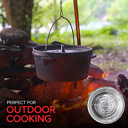 Dutch Oven Liner (12 Pack) 12" Disposable Dutch Oven Foil Liners