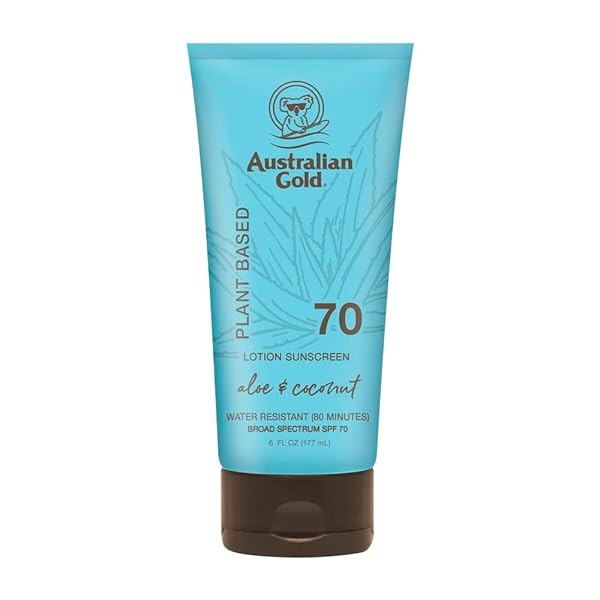 AUSTRALIAN GOLD PLANT BASED SPF 70 LOTION, 6 OUNCES
