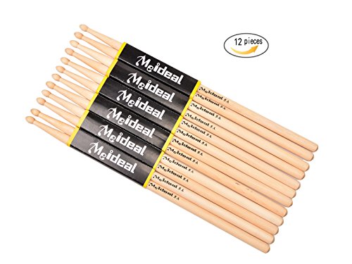 Drum Sticks 5A Wood Tip Drumstick,Student Drum Sticks Maple Wood Tip, 6 Pair - Thumbnail 7