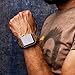 SwizzClub Compatible Apple Watch Band Leather 42mm 44mm - Iwatch Band 44mm 42mm Series 4/3/2 - for Apple Watch Band Strap - Iwatch Strap - Apple Watch Band Brown Leather - Iwatch Bands for Women Men