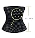 HOFAM Waist Trainer Breathable Hourglass Waist Corset Women's Latex Body Shaper Hook-and-Eye