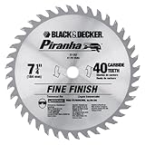 BLACK+DECKER 67-757 7-1/4-Inch 40-Tooth Bulk Piranha Saw Blade