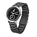 Balerion-Adjustable Solid Stainless Steel Band with Durable Folding Clasp for Wthings Steel HR 40mm verison-Steel Black 40MM