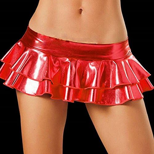 Exotic Apparel Women Sexy lingerie Hot Pole Dancing Mini Skirt Latex Dress Erotic Lingerie Cospaly Patent Leather Feminina