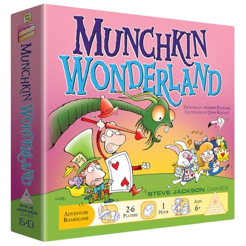 Munchkin Wonderland Board Game | Family Board and Card Game | for Adults and Ki…